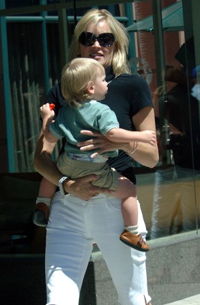 EXCLUSIVE: Sharon Stone with her son Laird in Beverly Hills, Ca, California, USA - 09 Aug 2006