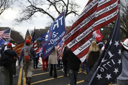 Women for America First rally in Washington, US - 12 Dec 2020 Stock ...