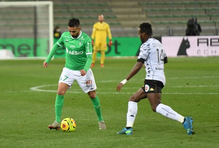 Algerian Striker Ryad Boudebouz Saint Etienne Editorial Stock Photo ...