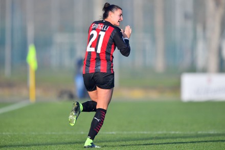Laura Fusetti 6 Ac Milan Action Editorial Stock Photo Stock Image