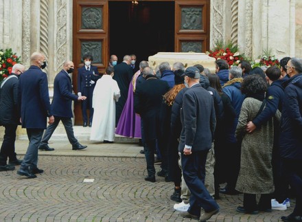 Funeral of Paolo Rossi, Vicenza, Italy - 12 Dec 2020