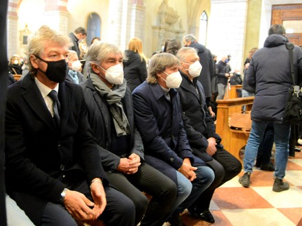 Funeral of Paolo Rossi, Vicenza, Italy - 12 Dec 2020