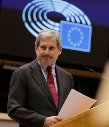 Eu Commissioner Budget Johannes Hahn Speaks Editorial Stock Photo ...