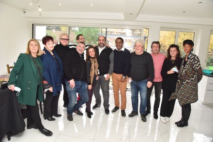 Christmas lunch with friends organized by David Donadei, Paris, France - 13 Dec 2020