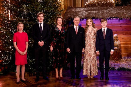 Belgian Royals celebrate Christmas at the Royal Palace, Brussels, Belgium - 16 Dec 2020