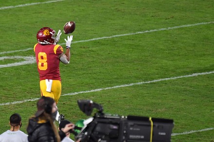 December 18, 2020 Los Angeles, CA.USC Trojans wide receiver Bru