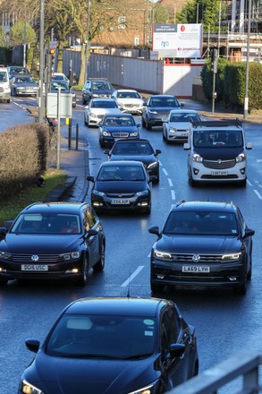 Busy A10 Great Cambridge Road Edmonton Editorial Stock Photo - Stock ...