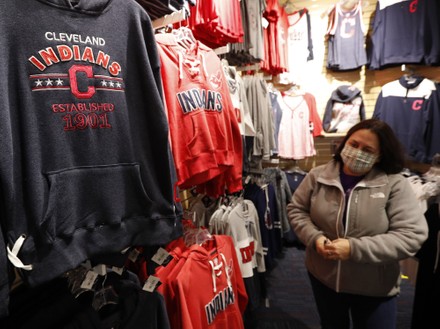 Cleveland Indians Team Shop Open Progressive Editorial Stock Photo