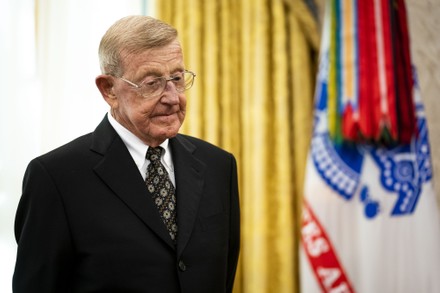 President Trump presents the Medal of Freedom to Lou Holtz at the White House, Washington, DC, USA - 03 Dec 2020