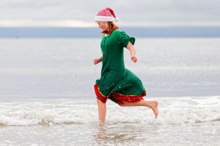 A Christmas Day swim did not take place this year due to the Covid-19 Coronavirus pandemic, Porthcawl, Wales, UK - 25 Dec 2020