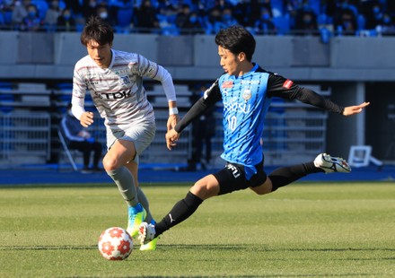 Kawasaki Frontale's Kaoru Mitoma scores a goal at the Emperor's Cup semi finals, Kawasaki, Kanagawa, Japan - 27 Dec 2020
