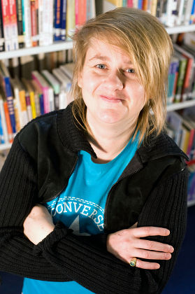 Author Saci Lloyd at Newham Sixth Form College where she is a media studies teacher, London, Britain - 20 Jan 2010