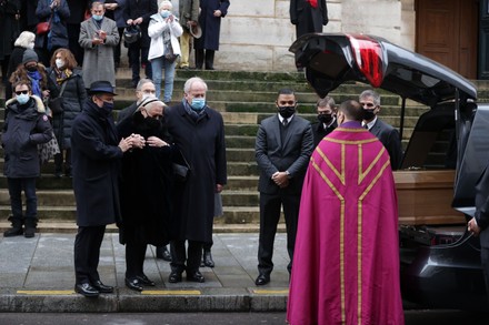 Claude Brasseur funeral, Paris, France - 29 Dec 2020