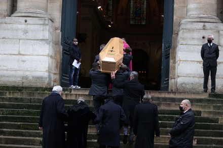 Claude Brasseur funeral, Paris, France - 29 Dec 2020
