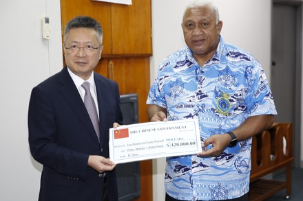 Chinese Ambassador Fiji Qian Bo L Editorial Stock Photo - Stock Image ...