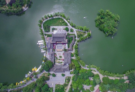 Xingqing Palace Park Xi Built Ruins Editorial Stock Photo - Stock Image ...