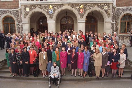 New Labour Prime Minister Tony Blair Welcomes His Female Mp's To Parliament. (for Key To Picture See Image No Ip*578069) (1) Christine Mccafferty (2) Helen Liddell (3) Bridget Prentice (4) Alice Mahon (5) Judith Church (6) Jackie Lawrence (7) Joan R