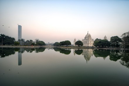 World Heritage Victoria Memorial in Kolkata, India - 31 Dec 2020