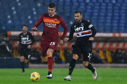 Roma v Sampdoria, Serie A, Football, Rome, Italy - 03 Jan 2021