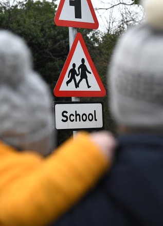 Schools Closed East Sussex On First Editorial Stock Photo Stock