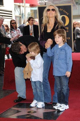 Russell Crowe honored with a star on the Hollywood Walk of Fame, Los Angeles, America  - 12 Apr 2010