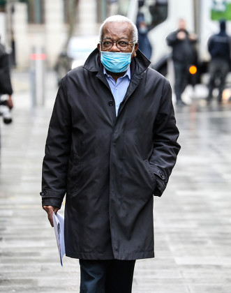 Sir Trevor McDonald out and about, London, UK - 06 Jan 2021
