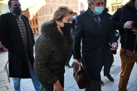 Madame Jacqueline Veyrac Arrives Palais De Editorial Stock Photo ...