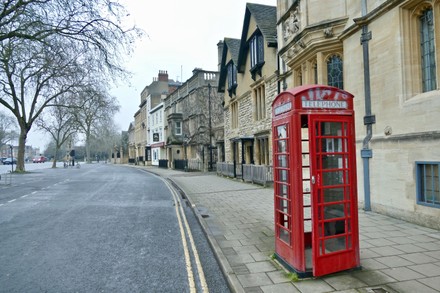 Oxford phone box is now Grade II-listed, St Giles, Oxford, UK - 08 Jan 2021