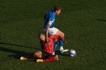 Frankie Kent Peterborough United 6 Tackles Editorial Stock Photo ...