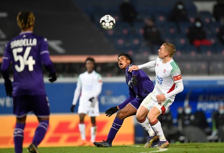 Anderlechts Killian Sardella Controls Ball During Editorial Stock Photo -  Stock Image