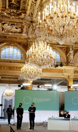 The One Planet Summit in Paris, France - 11 Jan 2021