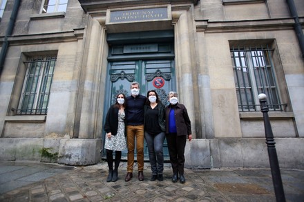 Four NGOs at the initiative of 'L'Affaire du Siecle' - legal action against the state's climate inaction, Paris, France - 14 Jan 2021