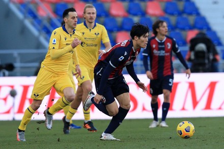 Bologna Fc Vs Hellas Verona Imagem Editorial - Imagem de grande