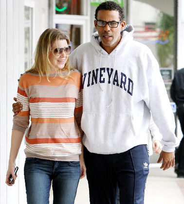 Ellen Pompeo and husband Christopher Ivery out and about, Los Angeles, America - 22 Apr 2010