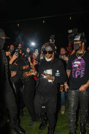 Lil Wayne with DJ Stevie J performance, Miami, FL, USA - 23 Jan 2021