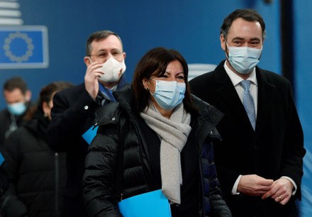 Mayor Paris Anne Hidalgo C Arrives Editorial Stock Photo - Stock Image ...