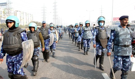 Indian Members Rapid Action Force Raf Editorial Stock Photo - Stock ...