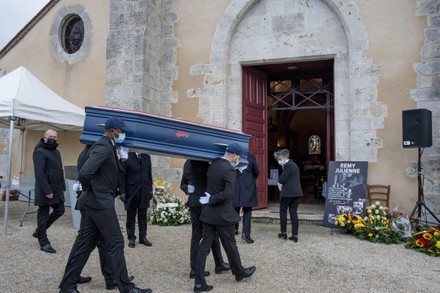 Funeral of Remy Julienne, Cepoy, France - 29 Jan 2021