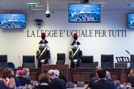 Minister of Justice Alfonso Bonafede attends the Inauguration of the Judicial Year in Lamezia Terme, Italy - 30 Jan 2021