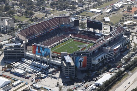 Aerial View Raymond James Stadium Site Editorial Stock Photo - Stock Image