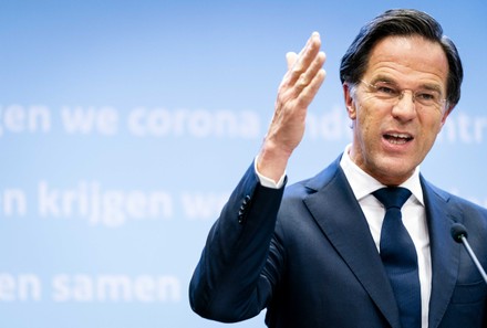 Outgoing Prime Minister Mark Rutte Gives Editorial Stock Photo - Stock ...