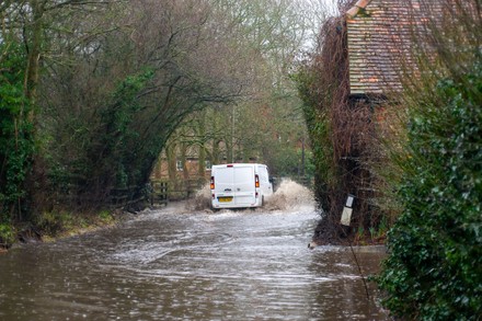 Seasonal weather, Flooding, Sonning, Berkshire, UK - 04 Feb 2021