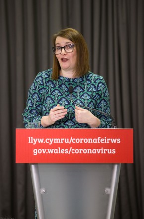 Welsh Government Coronavirus Briefing, Cardiff, Wales, UK - 05 Feb 2021