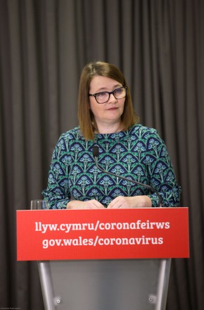 Welsh Government Coronavirus Briefing, Cardiff, Wales, UK - 05 Feb 2021
