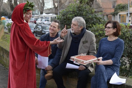 'Pizza Girls' TV show filming, Rome, Italy - 05 Feb 2021