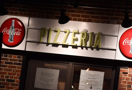 Exterior Paulie Gees Pizza Greenpoint Neighborhood Editorial Stock