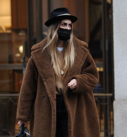 Melissa Satta out and about, Milan, Italy - 09 Feb 2021