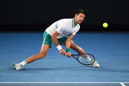 Novak Djokovic During His Fourth Round Editorial Stock Photo - Stock ...