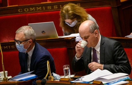 Examination of the law on the respect of republican principe at the national assembly, Paris, France - 12 Feb 2021
