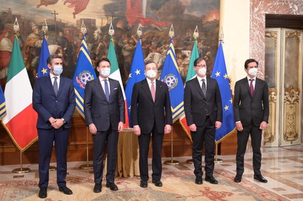 Oath Ceremony of the Mario Draghi's government, Rome, Italy - 13 Feb 2021